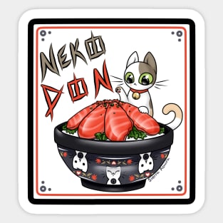 Maneki Neko Don Sticker